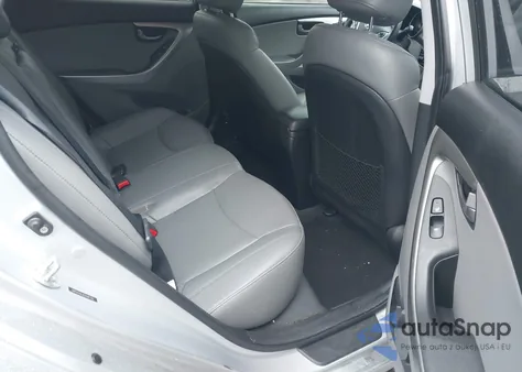 2012 Hyundai Elantra Limited from USA, damaged, VIN 5NPDH4AEXCH081785